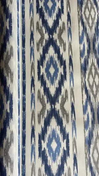 Mantel antimanchas Ibiza de hule resinado en color Azul Gris