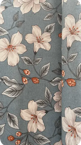 Otros diseños de mantel antimanchas en hule resinado en color Lili Azul