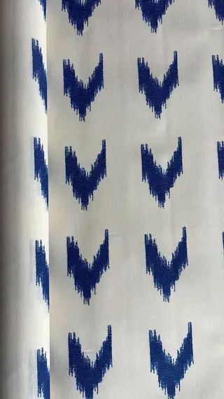 Mantel antimanchas Pollença de hule resinado en color Azul